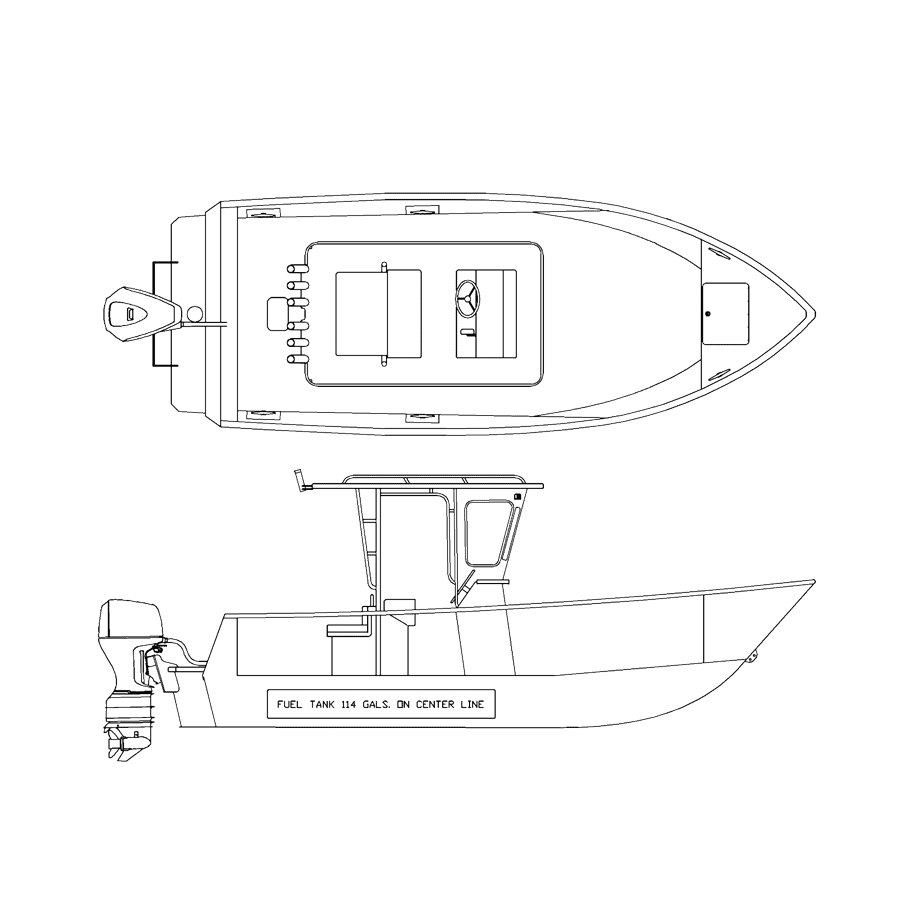 V2325 line drawing of the Hard Top